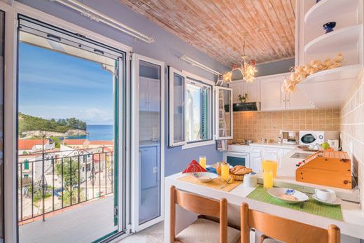 Longos Apartment | 2 bed 2 bath apartment, free A/C & Wifi, centrally located, sea views, walking distance to beach.
