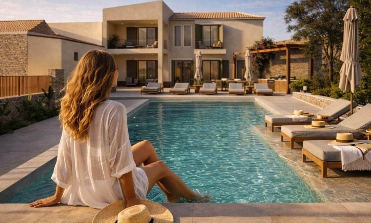 Pigi Villa | 5BR Villa with Pool, Outdoor Cinema & Fire Pit