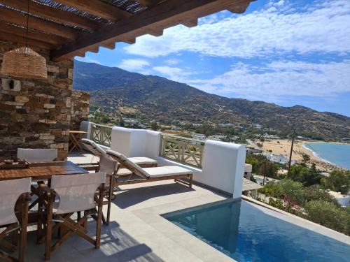 Ios House | Anemone ΙΙ house w private pool 5 min from beach