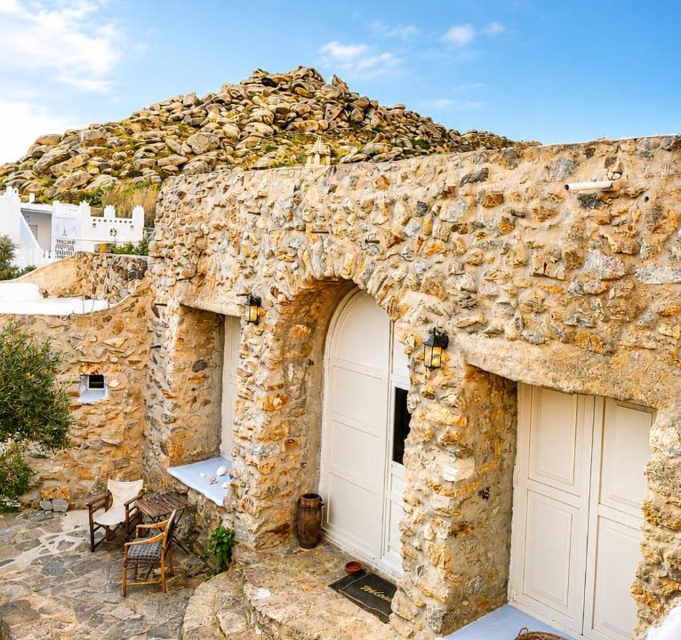 Paraga Cabin | Artemis Cottage Authentic Mykonian Stone House near Super Paradise