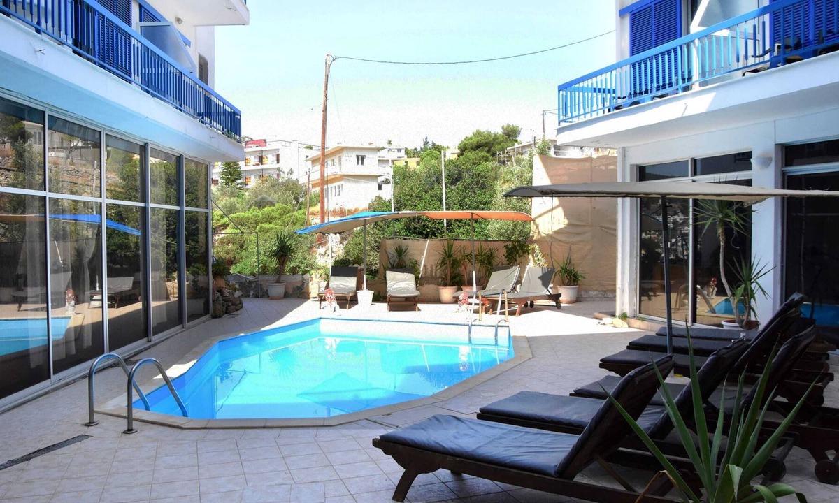 Agia Marina Condo | Beachfront Double Haven - Argo Seaside Stays