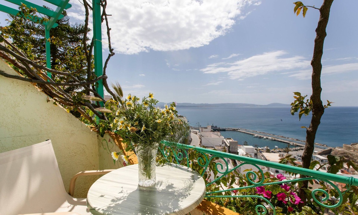 Agia Galini Bed & Breakfast | Bed and Breakfast 'Double Room No 204 Sea View' with Sea View, Wi-Fi and Air Conditioning