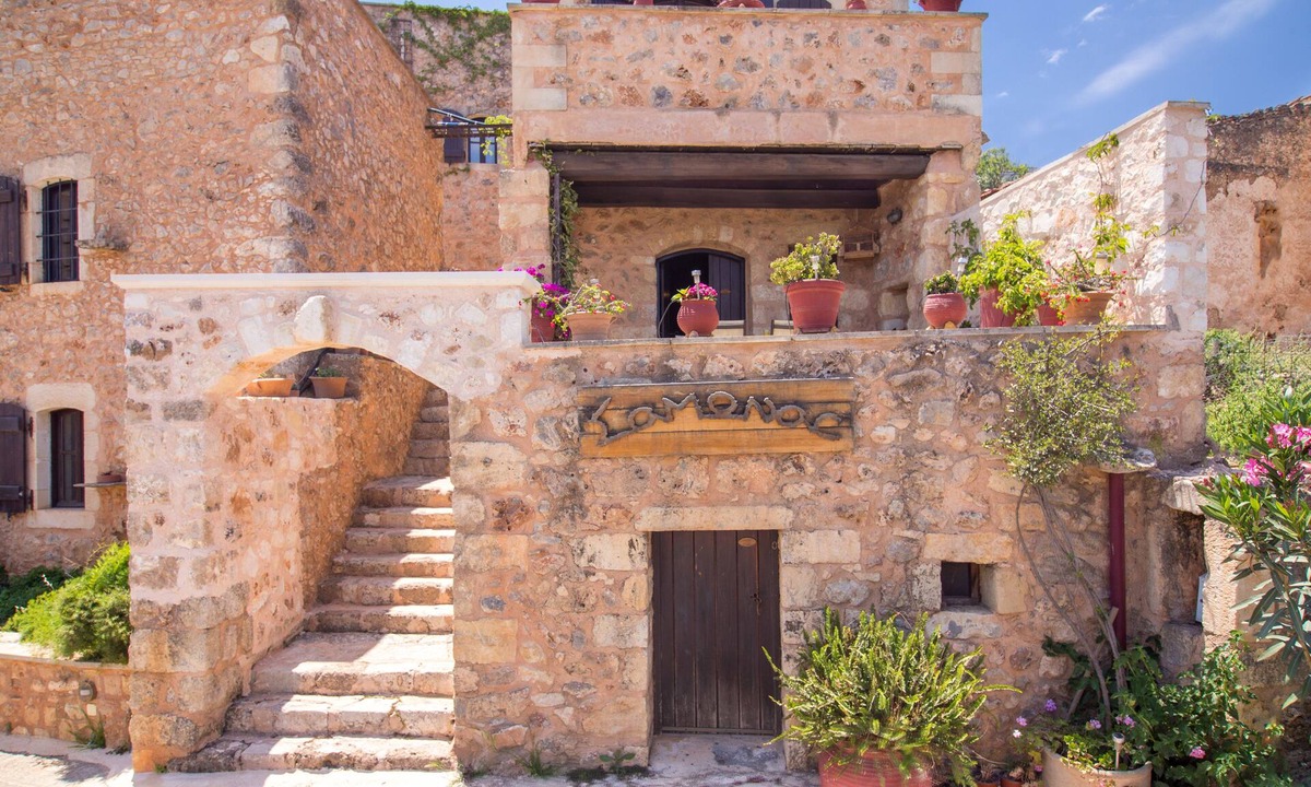 Samonas House | Blue villa Mantzourana - 1 bedroom-2 balconies -Sea and mountain view