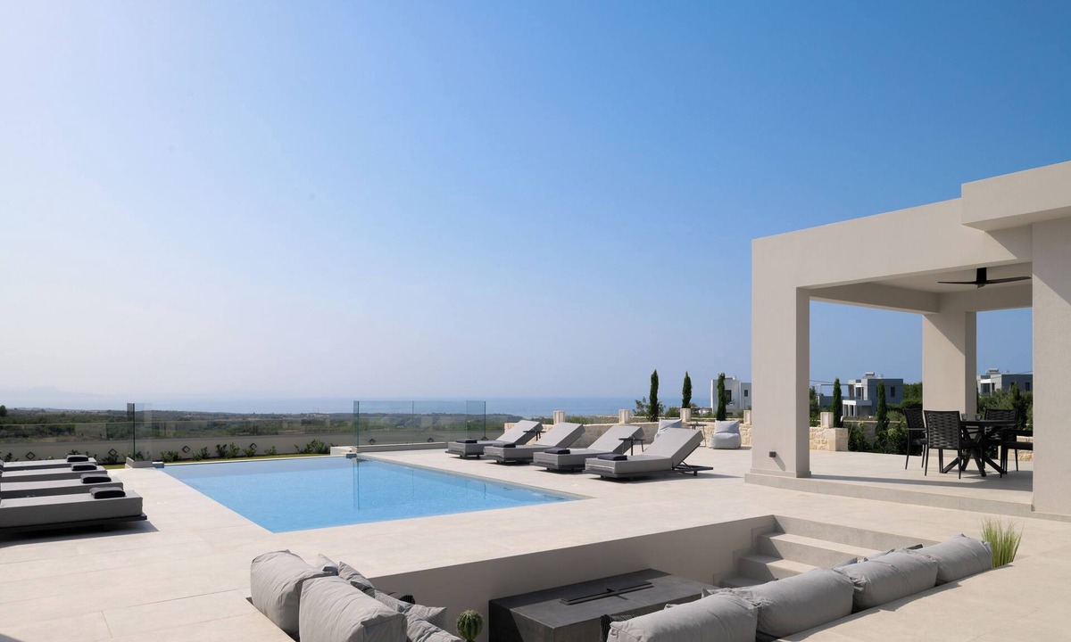Pikris Villa | Caelum Villa, a Seaview Escape Fusing Privacy