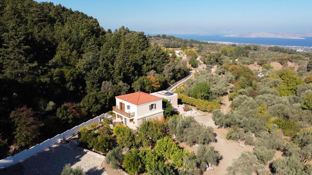 Kos House | Chaihoutes stone House and Villa into Olive farm in Zia