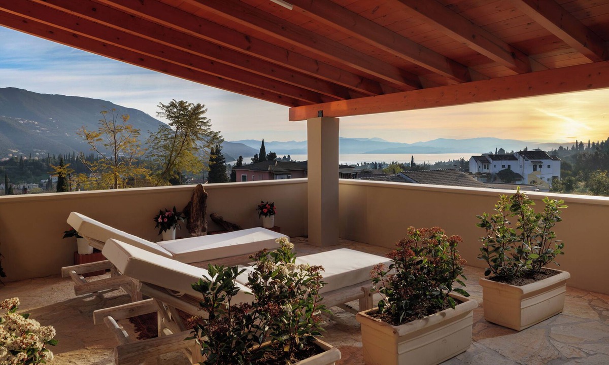 Kato Korakiana Villa | Charming sea view private villa in Kato Korakiana, Corfu, quiet green area .