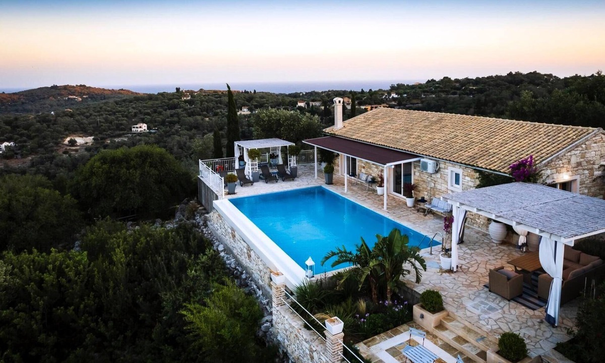 Ieromonachos Villa | Charming Villa with Stunning Sea Views, Mature Gardens & Private Infinity Pool