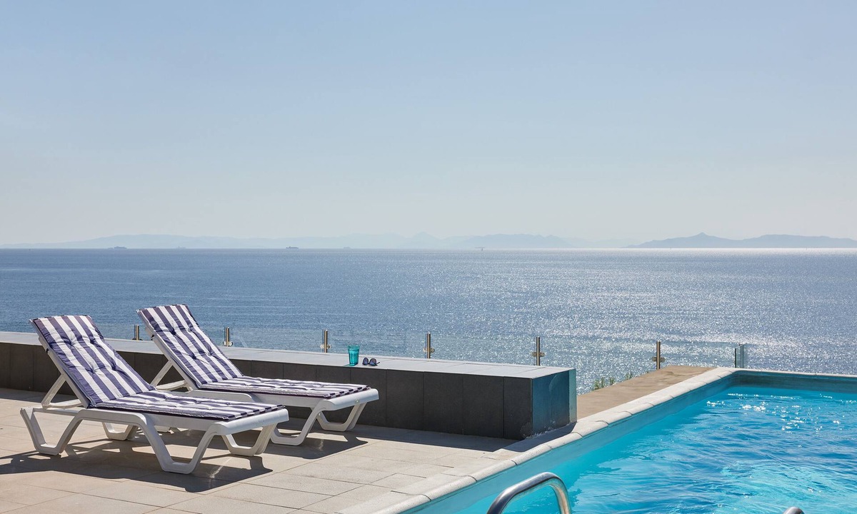 Saronida House | Deep Blue Escape – Heated Private Pool, Sea View & Walk to the Beach