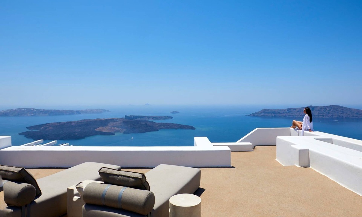 Imerovigli Villa | Divine Santorini Villa Heliades | Caldera Sea Views | Private Pool