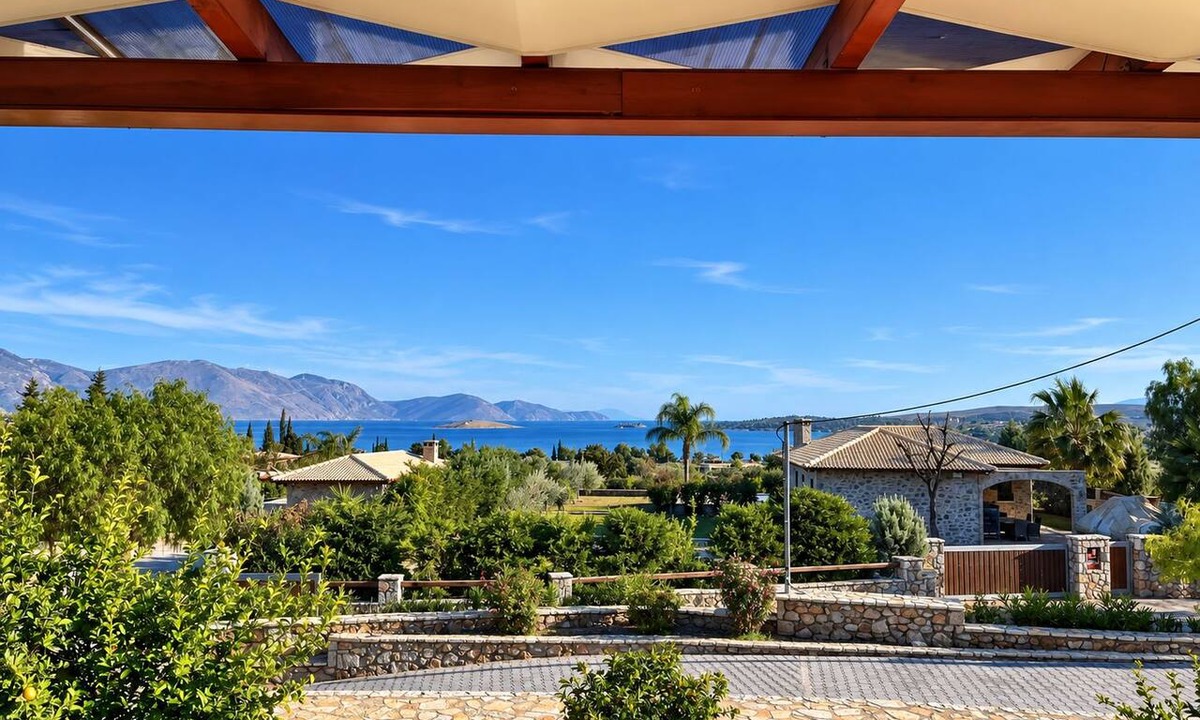 Kontsika House | Elegant Sea View Villa Near Galaxidi | 2 Bedrooms | Peaceful Retreat
