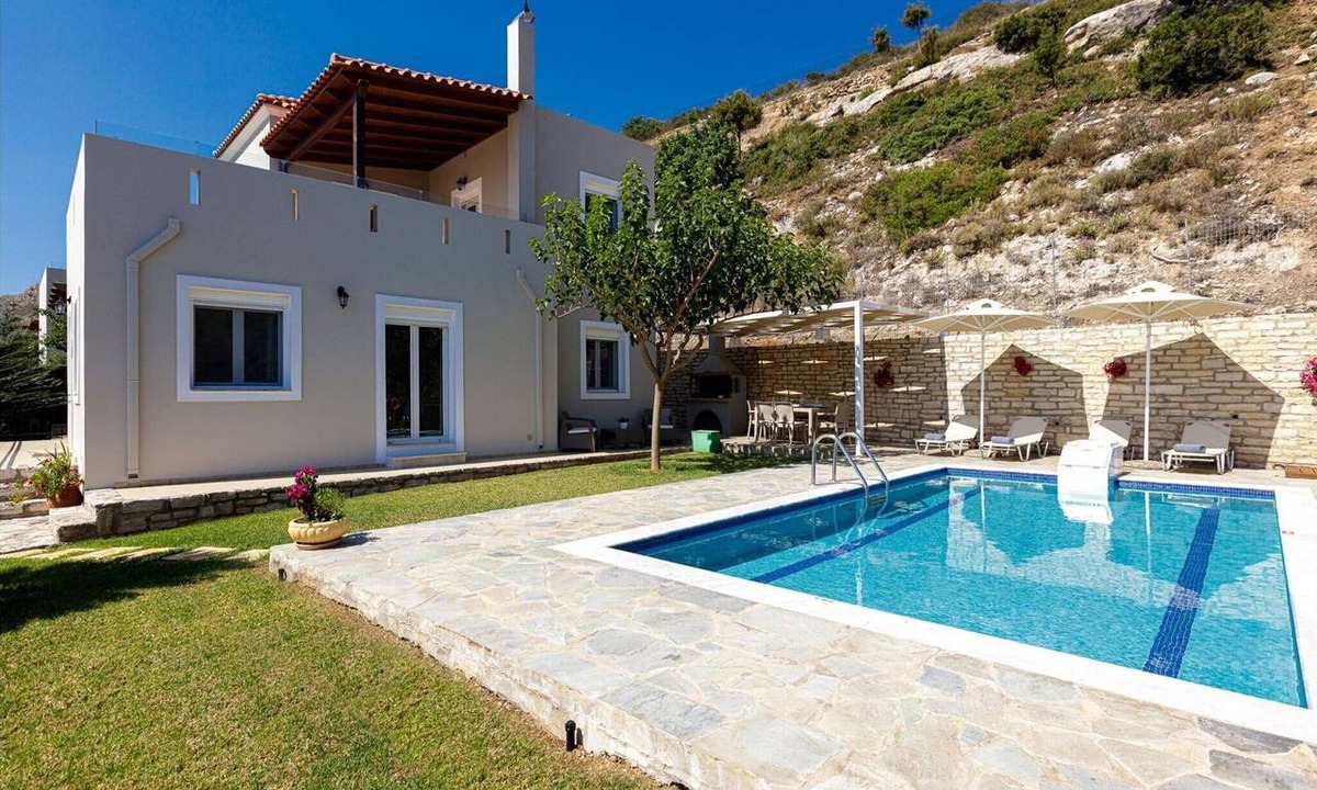 Agia Triada Villa | Extravagant Crete Villa | Villa Zenith I | Private Pool and Outdoor Amenities