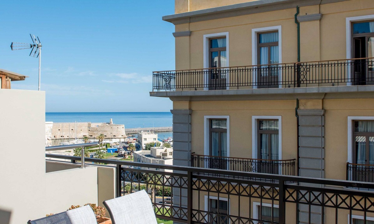 Heraklion Apartment | Harbour View 1BR w/Terrace Heart of Heraklion–Walk to Lions Sq, Museums & Port 5