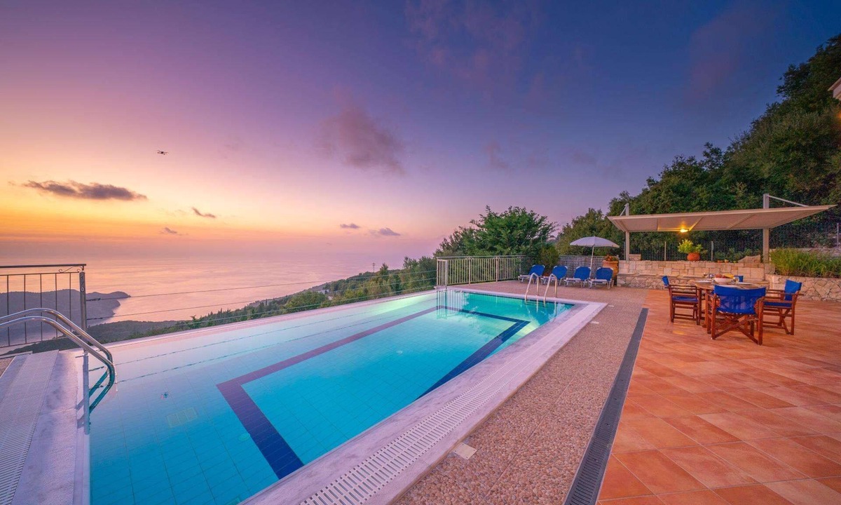 Assos Villa | Impressive Stone Villa, A/C, Private Pool, Sweeping Sea Views to Assos Bay & Magnificent Sunsets!