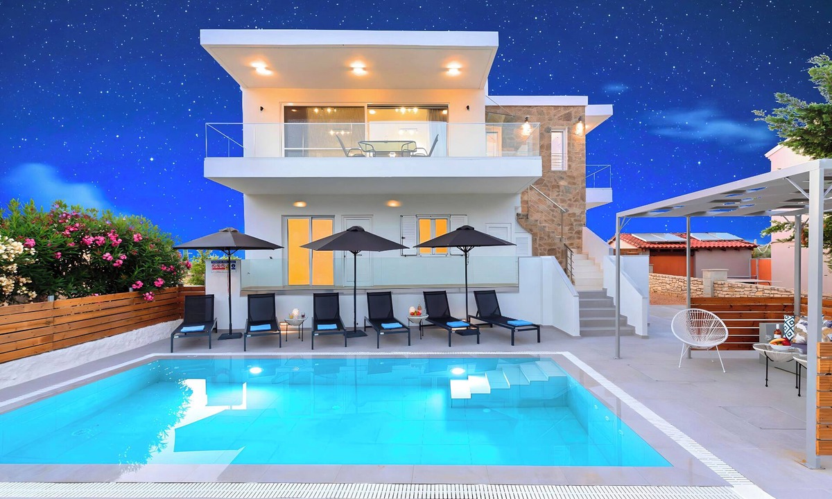 Asprouliani Villa | Luminosa Luxury Villa Private Pool
