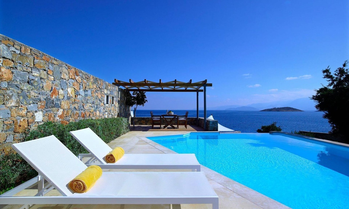 Agios Nikolaos Town Villa | Luxury Crete Villa | Sea View Villa | Private Pool | Ocean Front