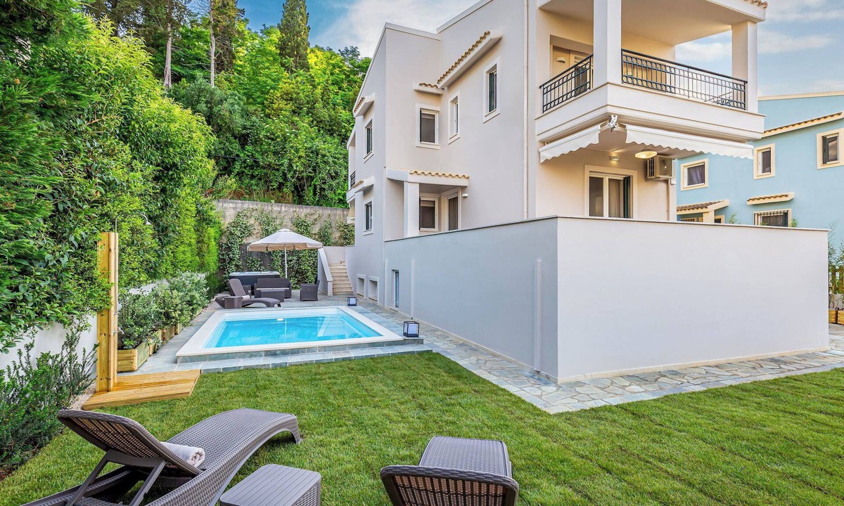 Potamos House | Magdalena Home - Outdoor pool | heated Jacuzzi