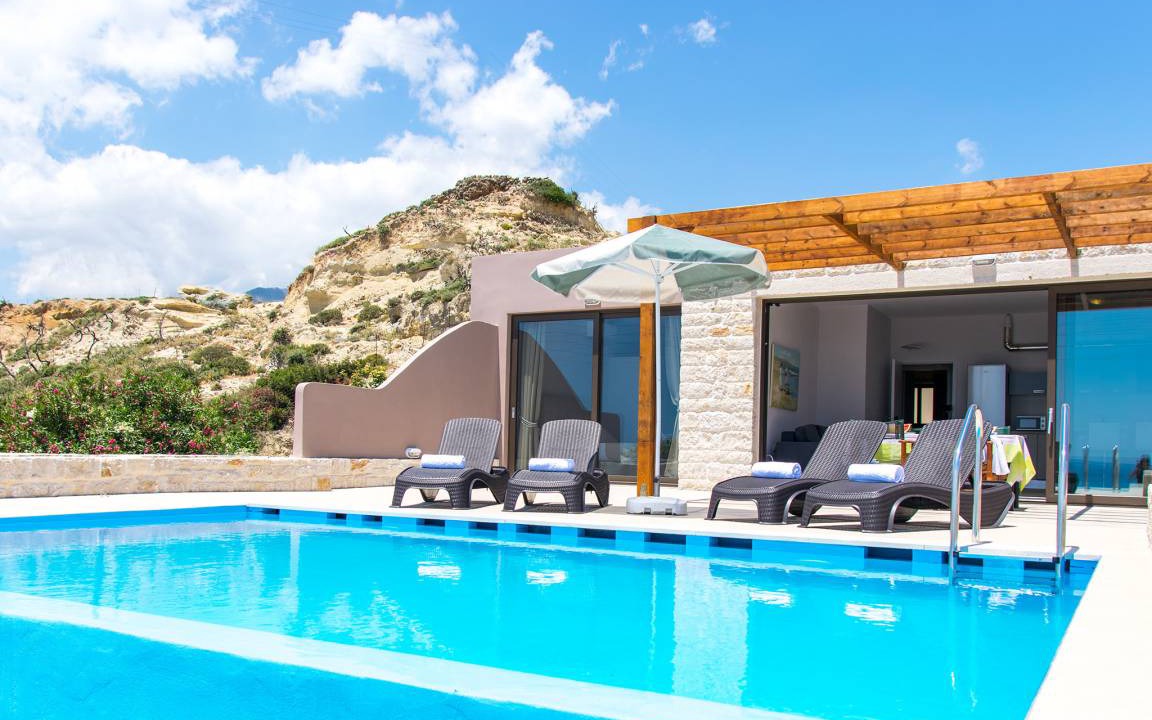 Frangokastellon Villa | Mary 3, Waterfront villa, Private pool, Tavern