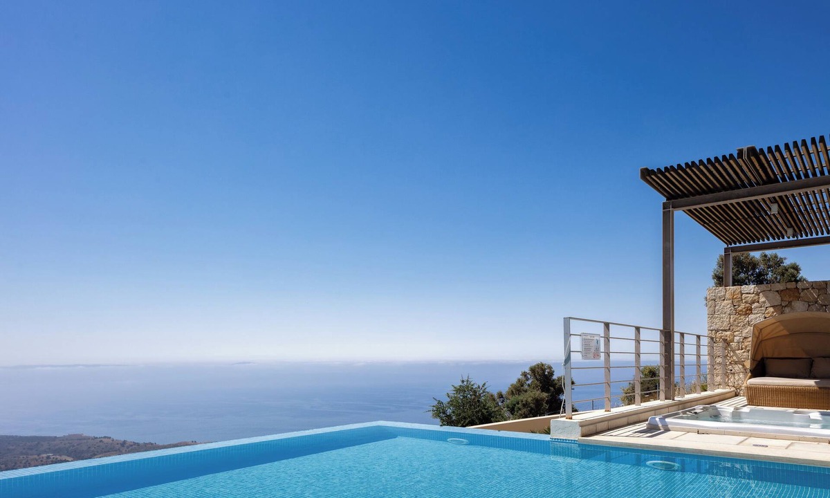 Vizari Villa | Melampes Villa, Seaview Escape, Heated Pool & Spa