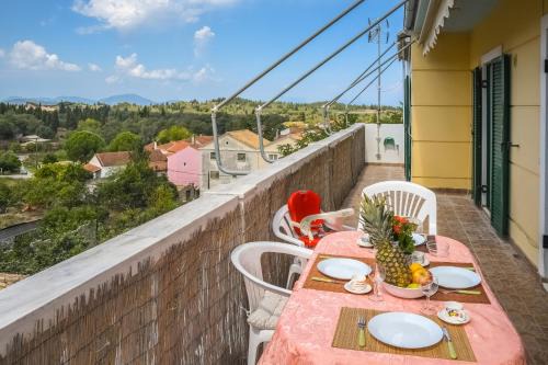 Lefkimmi Apartment | Modern flat with beautiful views in south of Corfu