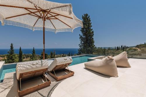 Askos Villa | Nousa Villas, Private Luxury Retreat with Ionian Sea Views - By Villa Mana Gers