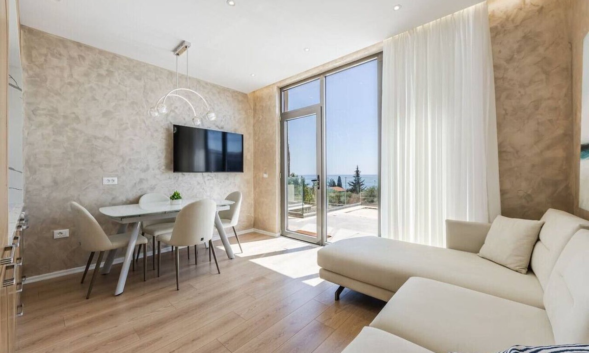 Dhermi Apartment | Pearl Coast Drymades | Elegant 2BR Apartment by PikHost