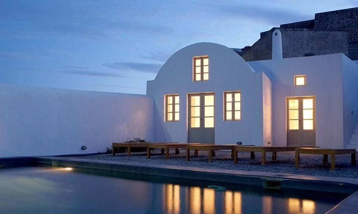Pyrgos Villa | R 344 Luxury one bedroom villa with Pool and magnificent Sea Views