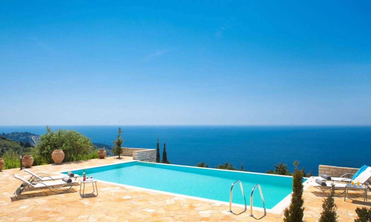 Paxos Villa | Secluded Family Villa with Stunning Sea Views near Gaios