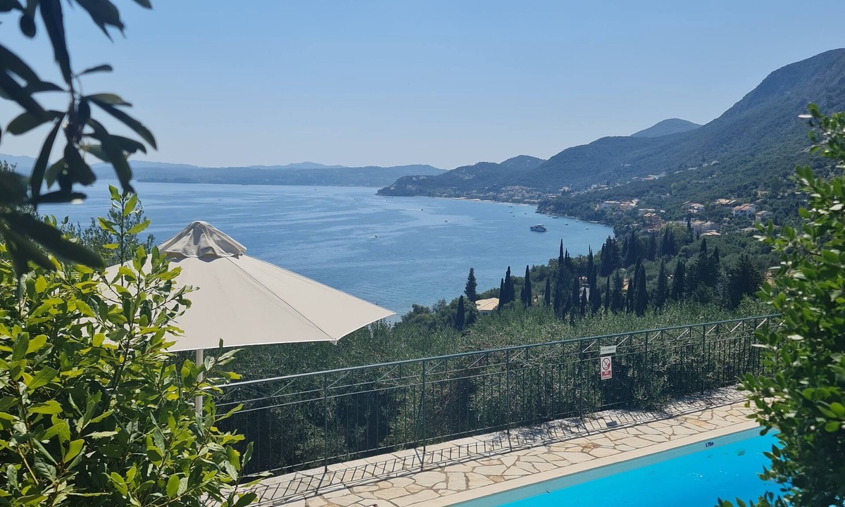 Barbati Villa | Spacious Villa with private pool and amazing views to the sea