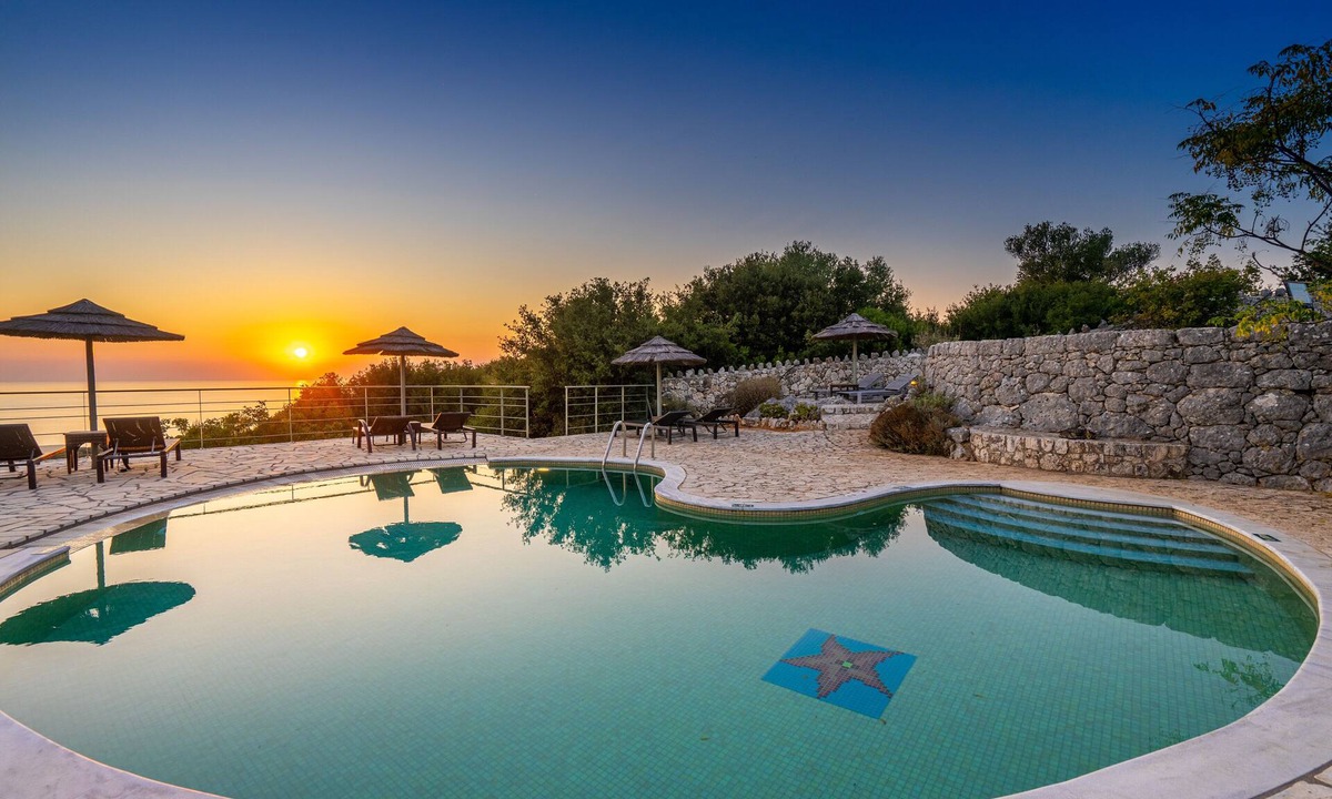 Fiskardo Cottage | Stone Cottages, Levanda sea view-shared pool