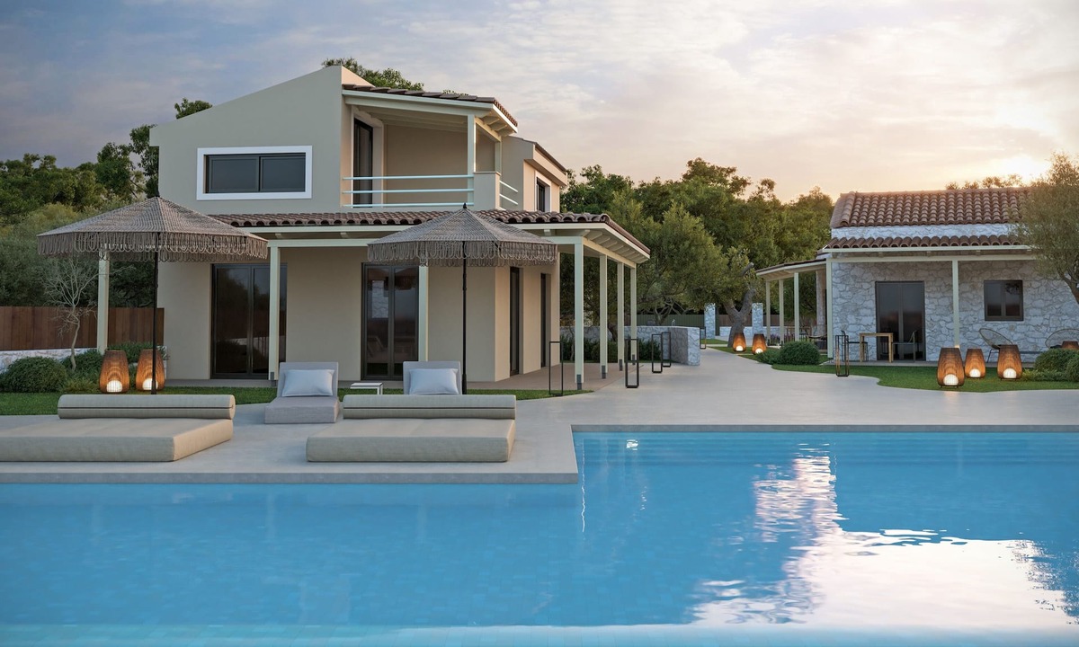 Agios Sostis House | Stone Maisonette with Partial Sea View