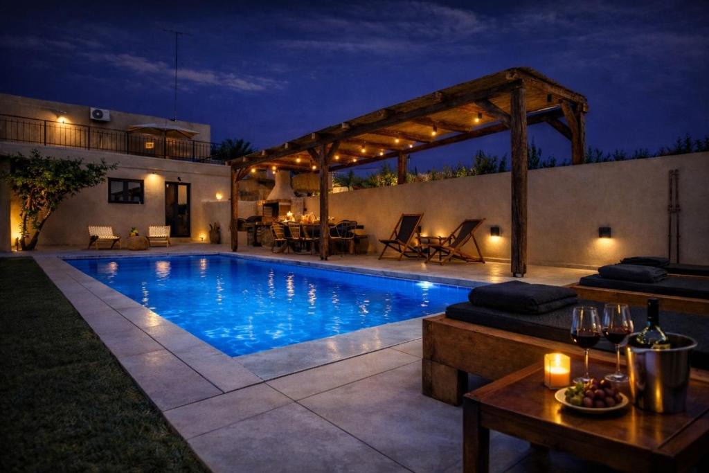 Minoa Pediada Villa | stone villa marianna With private pool &guest studio