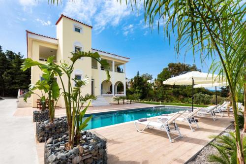 Kremasti Villa | Sunset View Paradisi Villa