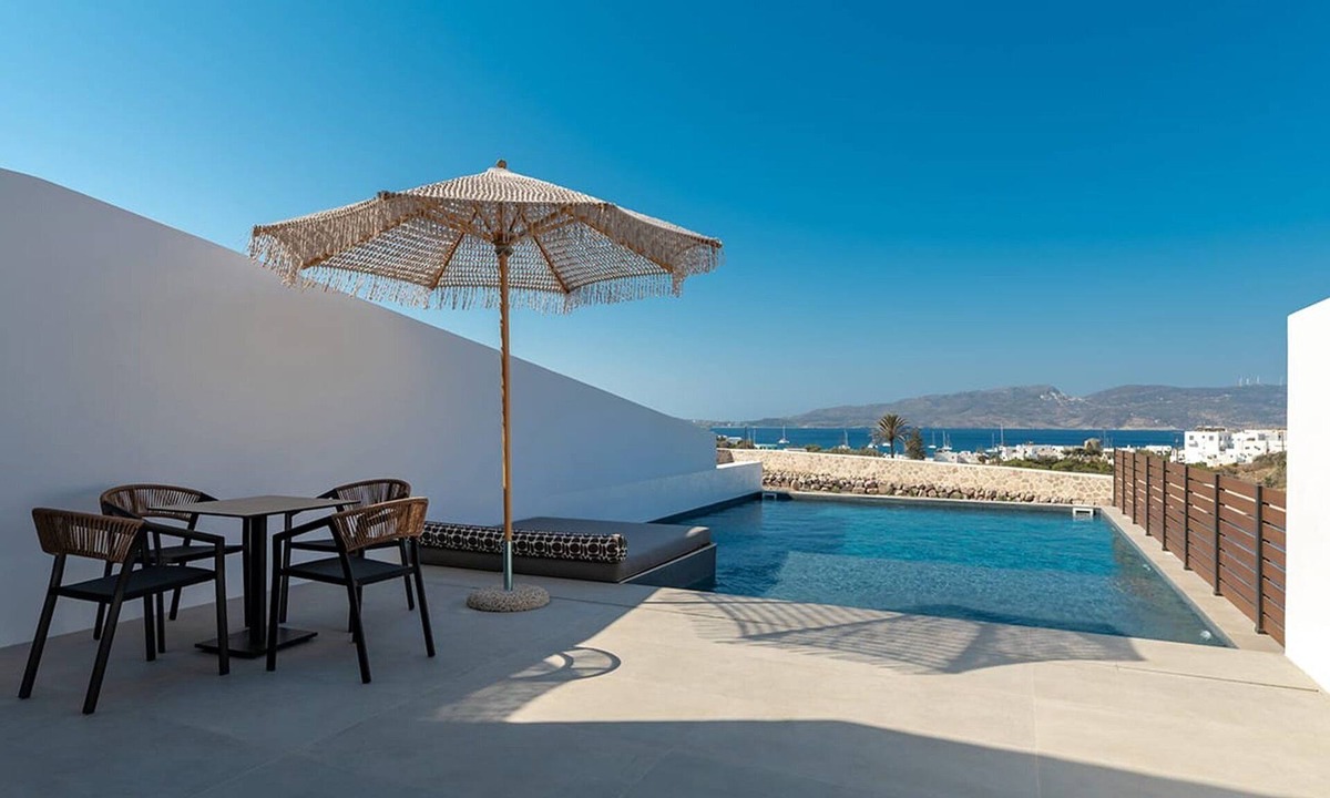 Adamas Apartment | Sylene Suite, Divine Sea Views, Private Pool, Furnished Terrace, Milos