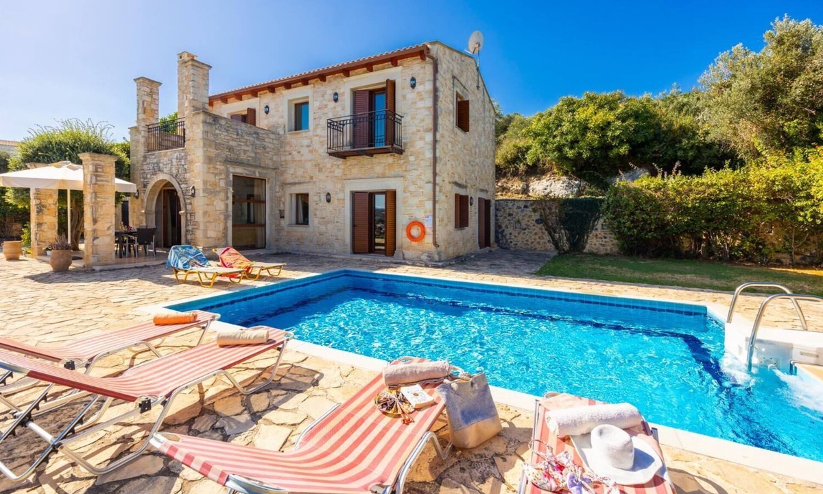 Agia Triada Villa | Teacher Cottage - Three Bedroom Villa, Sleeps 8