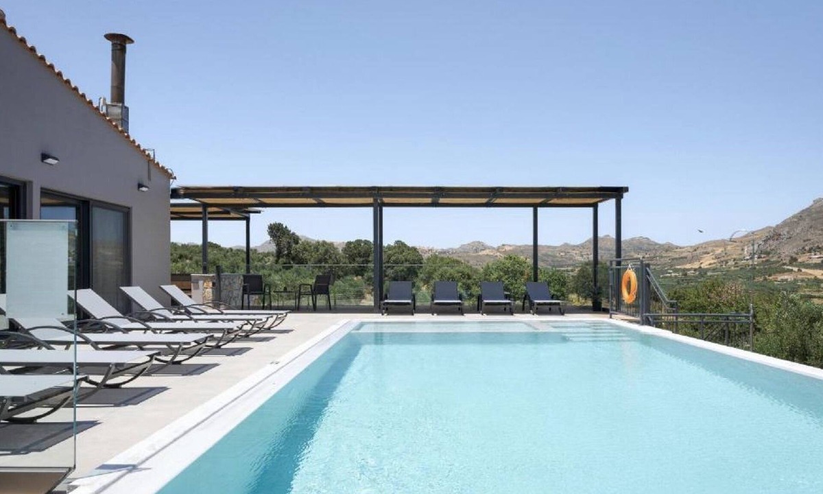 Agios Vasileios Villa | Thrilling Crete Villa | Villa Hestia | 5 BDR | Private Pool | Spacious.