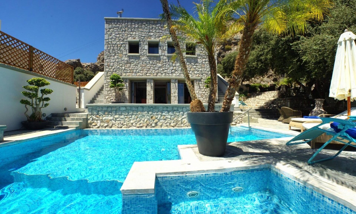 Pefkos House | Villa Althea - Private Heated Pool, WiFi and AC