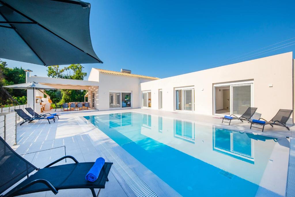 Roda Villa | Villa Ami, Roda, Corfu: 10 guests, heated pool, private mini golf, pool table & more!