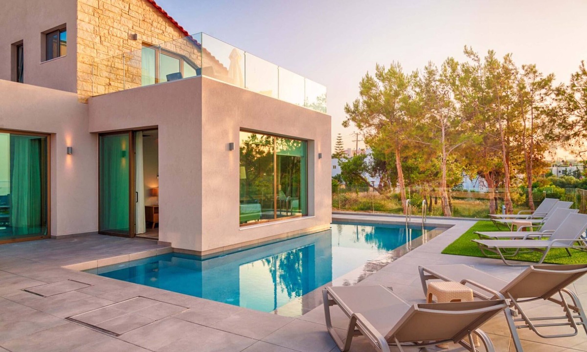 Kato Galatas Villa | Villa Avra I Brand new villa with seaview