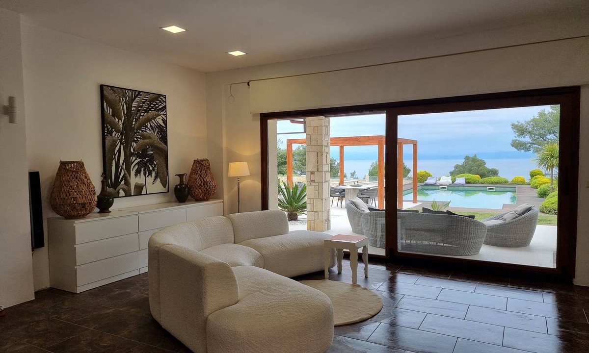 Afytos Villa | Villa Muse Sea View and private Pool