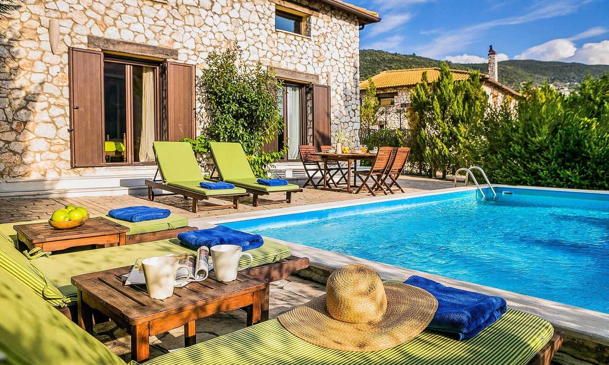 Marantochori Villa | Villa Nefeli, Lefkas G-Villas, with a private pool 10 mins drive from the beach.