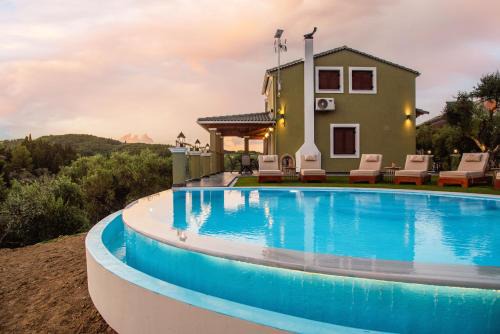 Gardenos House | Villa Socrates Gardeno Luxury Sea View Pool Escape