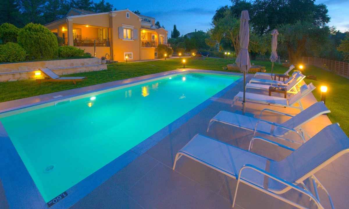 Dassia Villa | Villa Spyrelia: Tranquil Retreat in Dassia, Corfu with Pool & Jacuzzi