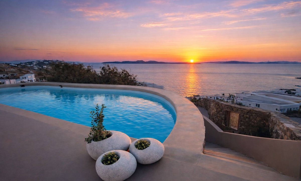 Agios Ioannis Villa | Villa Vanita Sea and Sunset View, close to Beach, Mykonos Town and all Hot Spots