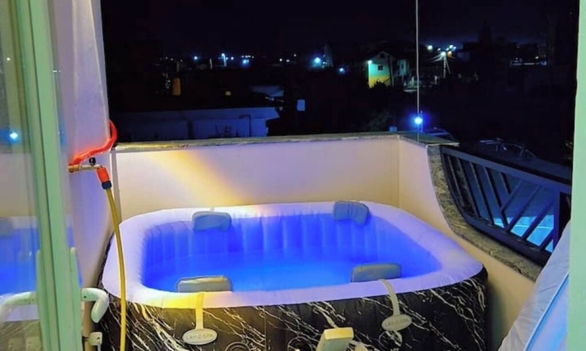 Durres Villa | White Luxury Villa/Apartments. Hot Tub Durres Albania.