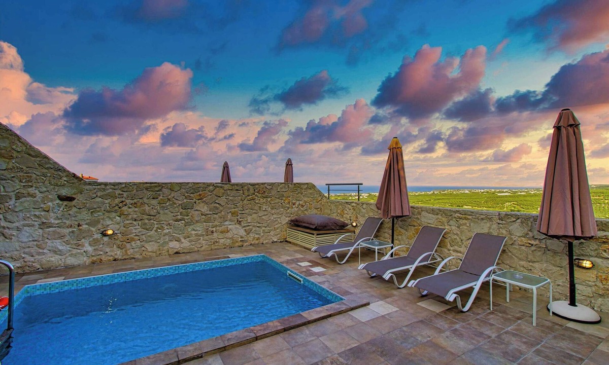 Marathokefala Villa | Zinnia Villa - Theo Villas With Sea View