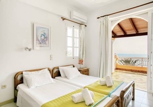 Flora Beach Appartement 3 - Panorama Meerblick nur 50m vom schönen Sandstrand entfernt