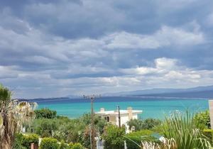 Holiday Apartment in Pallini with Private Terrace and Garden View in Polichrono