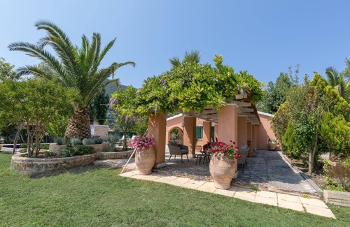 Parelia Villa | Attractive Villa with A/C, Private Pool, Large Garden - 700m to Golf Course & 1.3km to Ermones Bay!
