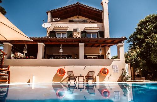 Corfu Town Villa | Villa Butterfly - Heated Pool, Jacuzzi, Sauna, Gym