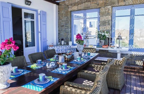 Paraga Villa | 2 BIG VILLAS OZAR PSAROU with panoramic views and 3 swimming pools